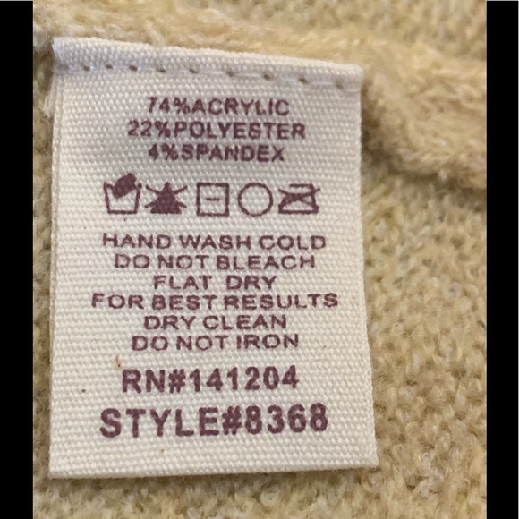 NWT Hem & Thread Soft Stripe Sweater sz S - Picture 5 of 5